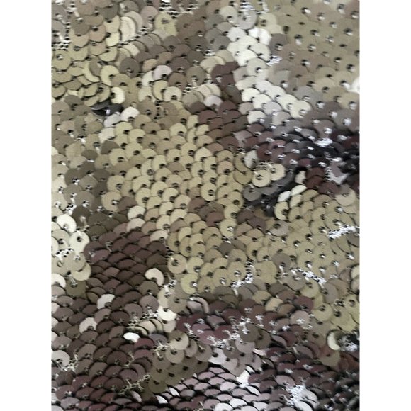 Vintage Sugar Lips Sequin Cropped‎ Camisole Cami Tank Top Gray Womens Size Small - Picture 6 of 12